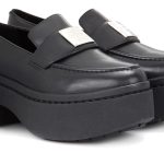 Opening Ceremony Agness platform leather loafers