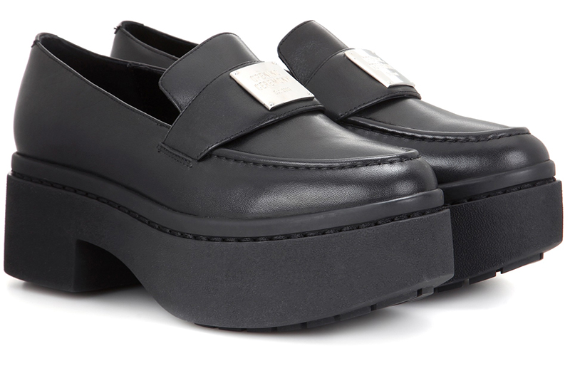Opening Ceremony Agness platform leather loafers