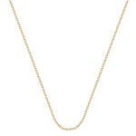 Monica Vinader Gold Vermeil Rolo Chain 24in chain with adjuster