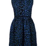 Victoria Victoria Beckham leopard print flared dress