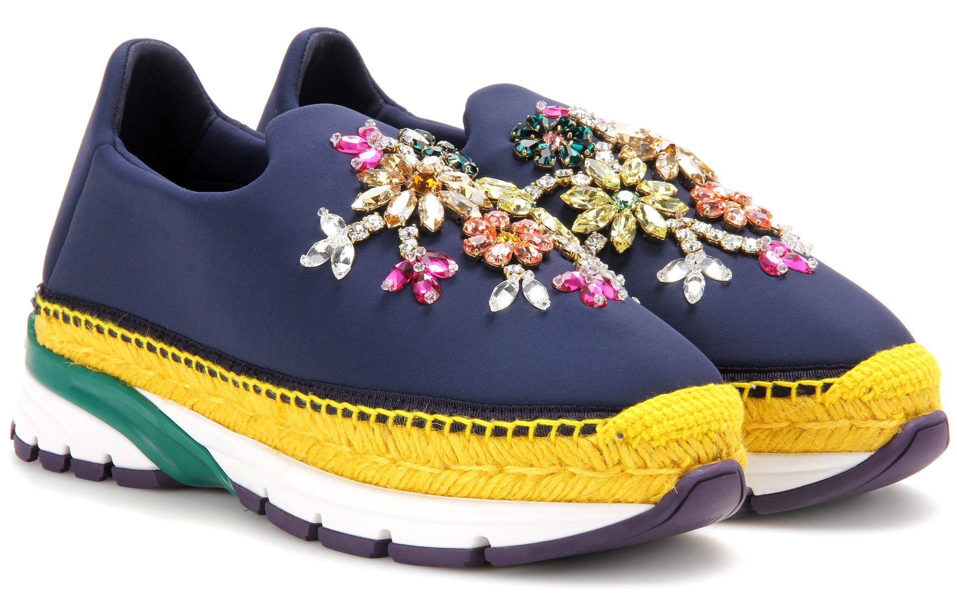 Dolce & Gabbana Embellished espadrille sneakers