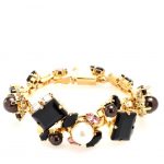 Erdem Gold-plated Swarovski Crystal And Pearl-embellished Bracelet