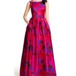 Adrianna Papell Sleeveless Floral Gown
