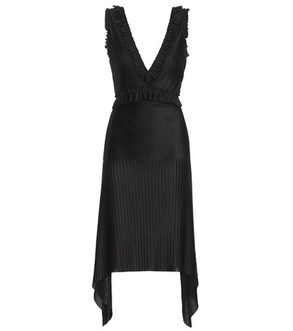 Givenchy Pleated Satin Dress