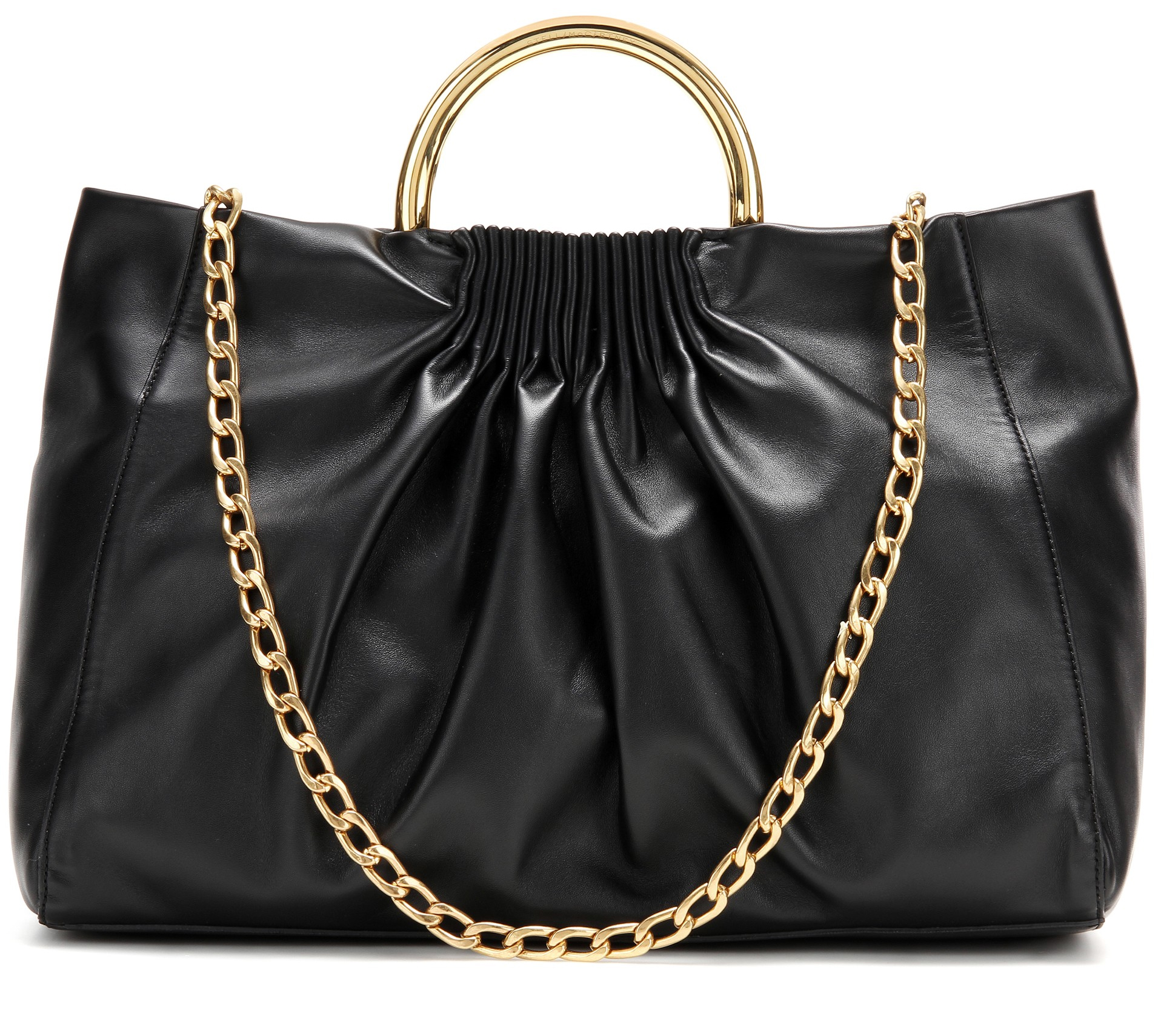Stella McCartney black Nina Medium faux leather shoulder bag - designer tote bags