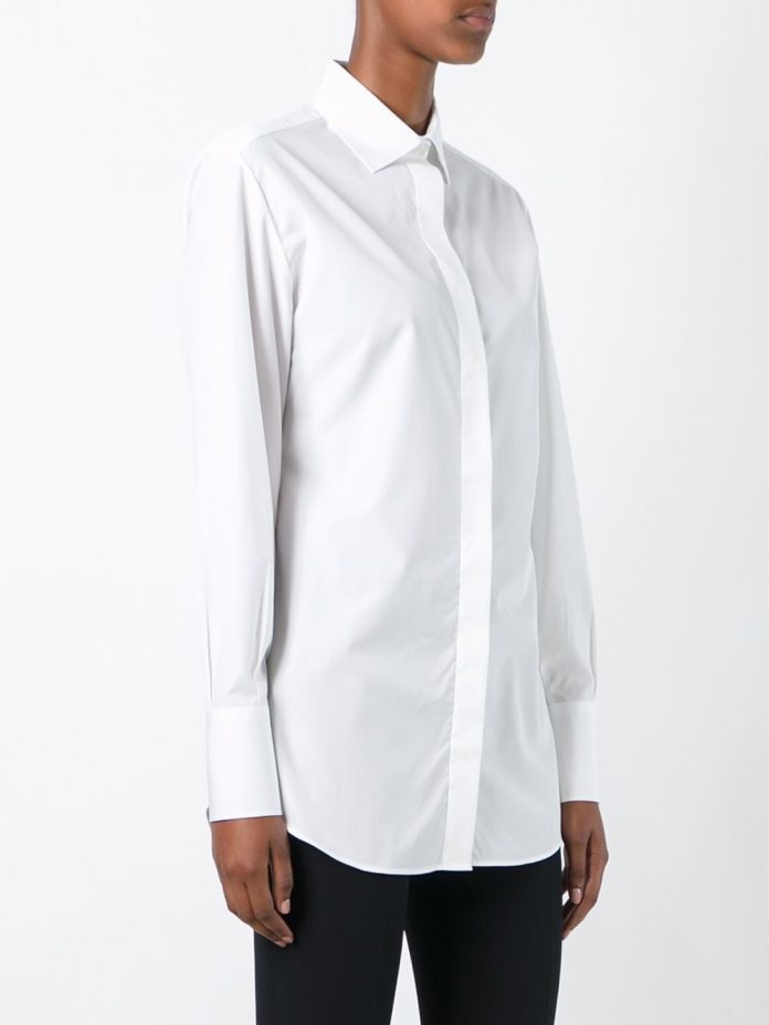 Valentino classic shirt basic white cotton shirt