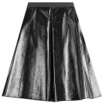 Marc Jacobs black faux leather skirt