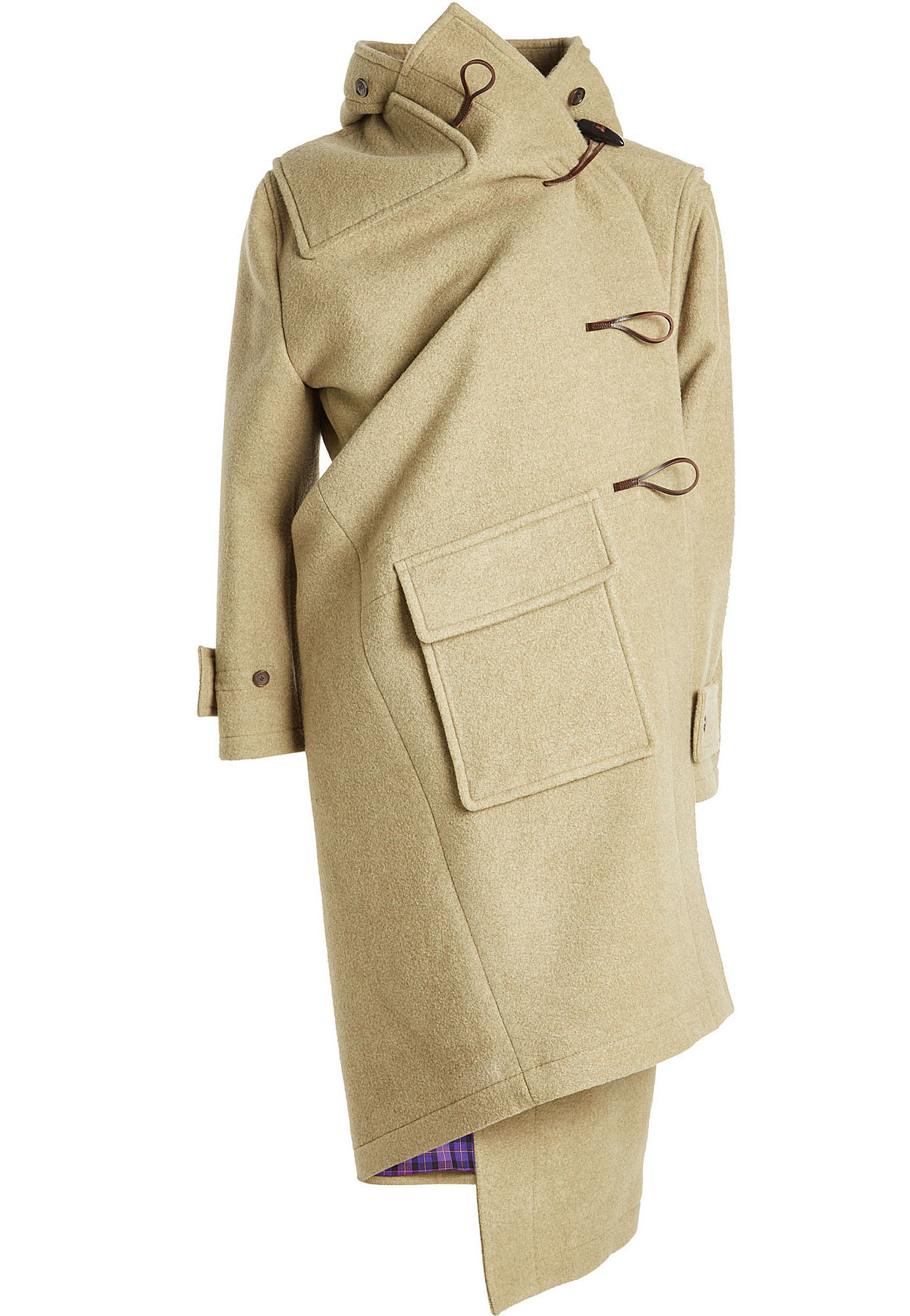 Balenciaga asymmetric coat Cashmere Duffle Coat