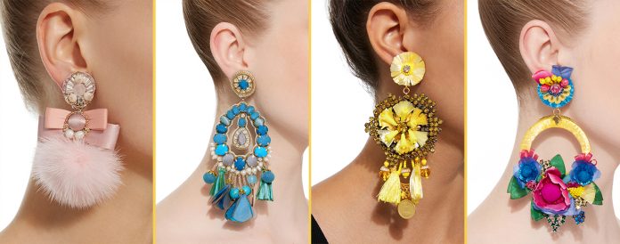 Stylish clip on earrings Ranjana Khan earrings