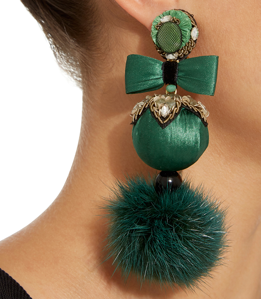Stylish clip on earrings - Ranjana Khan earrings