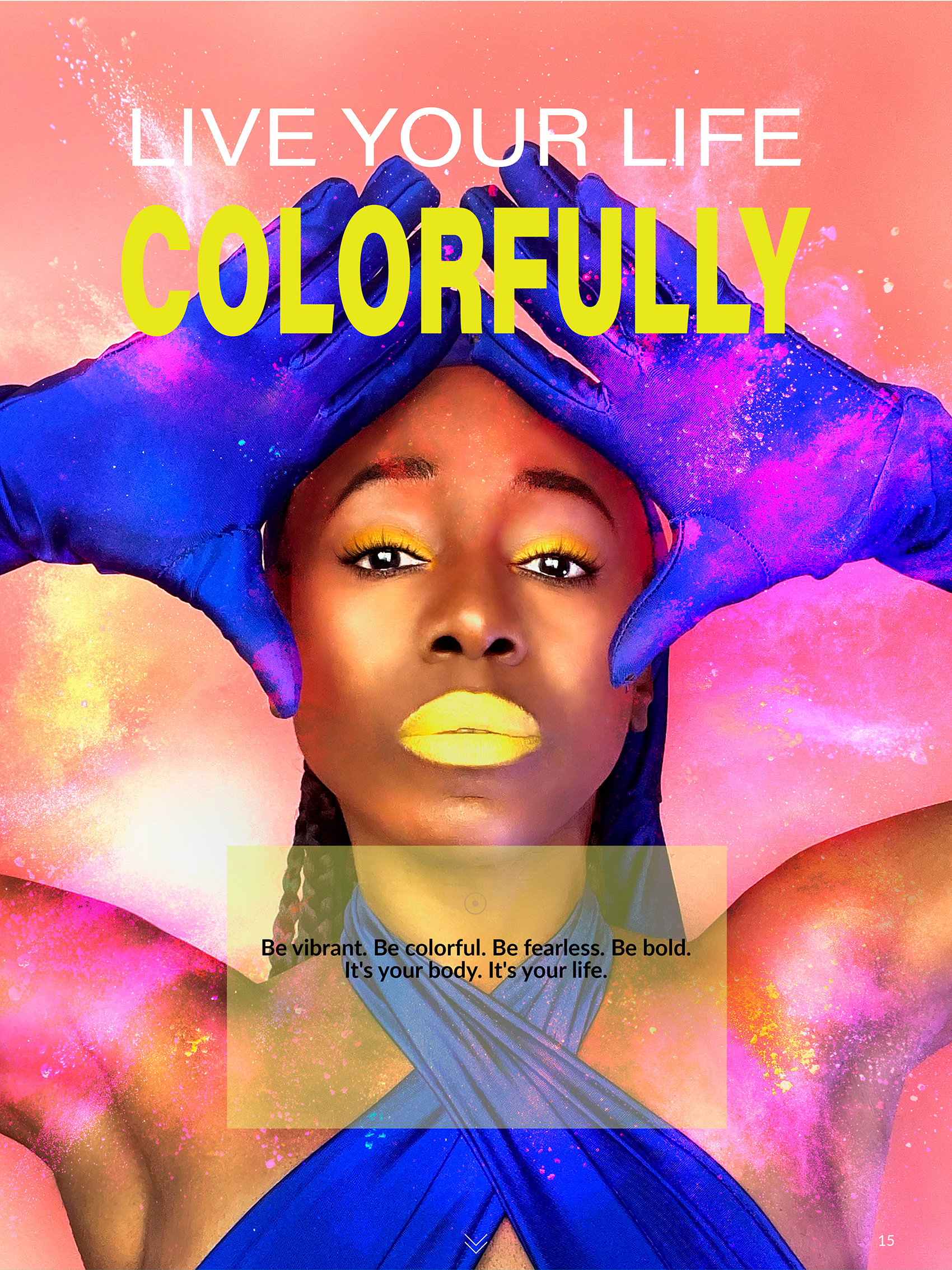 saurbe magazine live your life colorfully