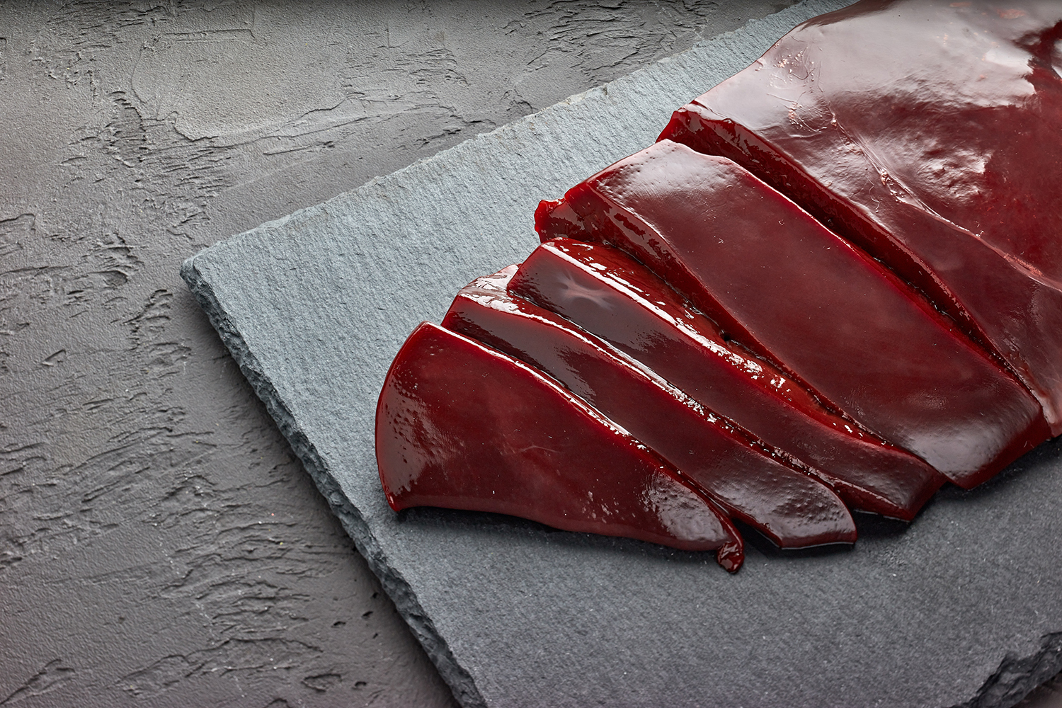 beef liver sliced